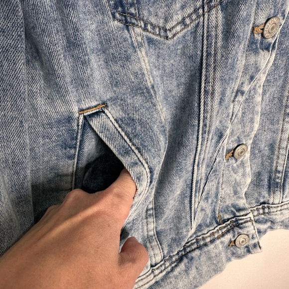 Free People Rumors Blue Jean Jacket - Picture 9 of 14